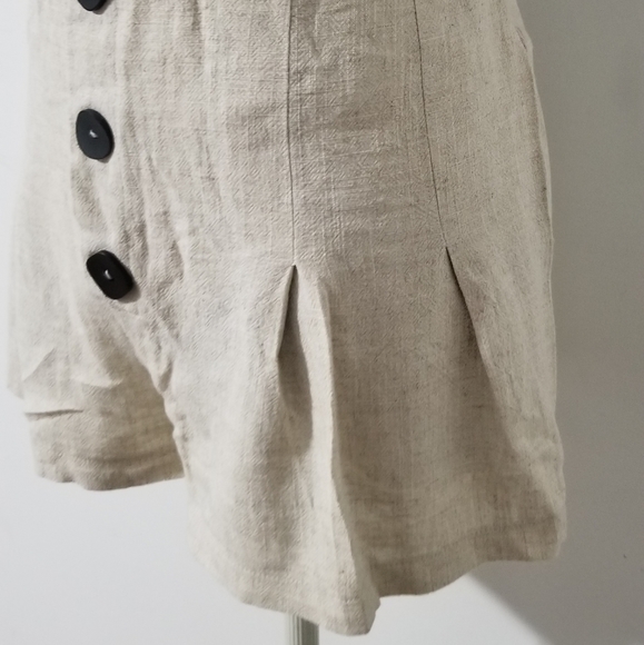 ANDY CREAM HIGH WAISTED SHORTS 6 8 10 - Picture 5 of 8